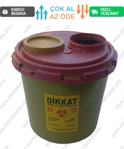 Kesici ve Delici Tıbbi Enfekte Atık Kutusu 3 lt