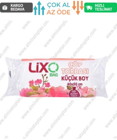 Küçük Boy Çöp Poşeti 40*50 cm 30 Lu Rulo (1 Adet) - Şeffaf - 0